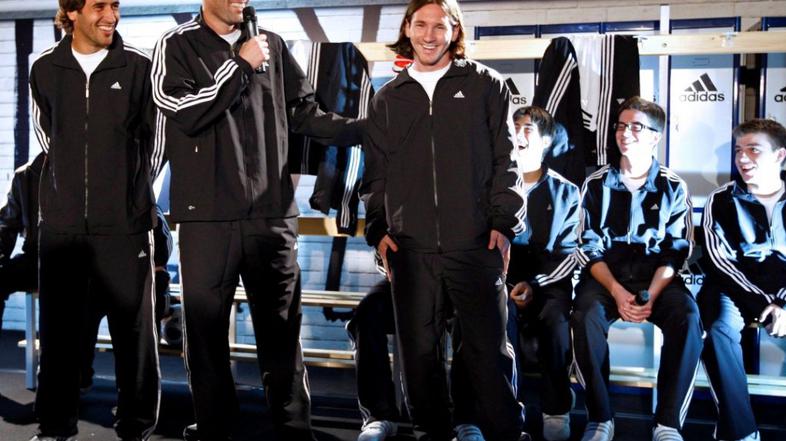 Raul Zidane Messi Adidas event Madrid Barcelona