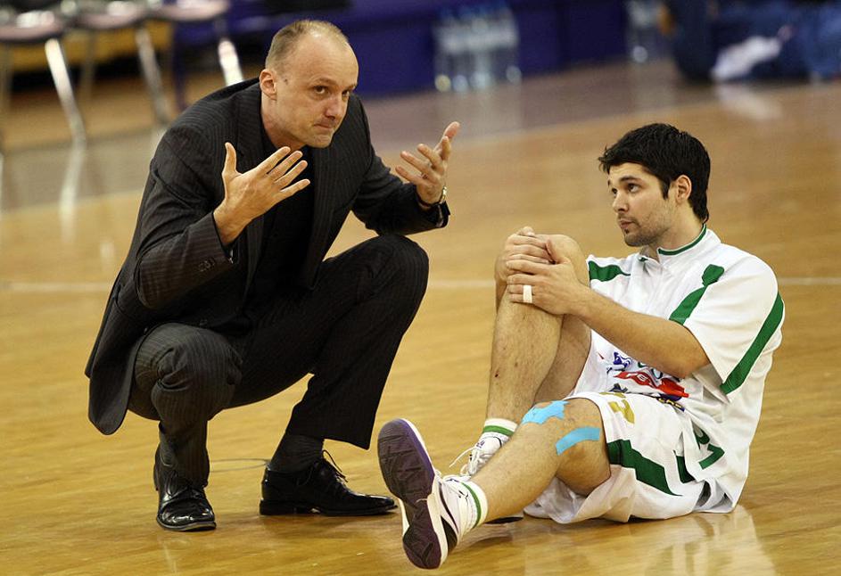 Sašo Ožbolt je dobro upošteval navodila trenerja Jureta Zdovca. (Foto: Boštjan T