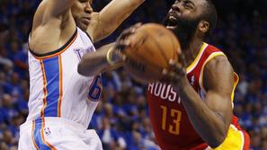 oklahoma city thunder houston rockets fisher harden