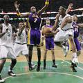 Paul Pierce v akciji na finalni tekmi proti Lakersom.