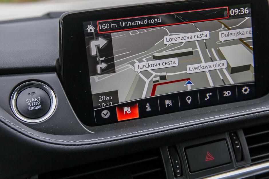Mazda6 navigacija | Avtor: Saša Despot