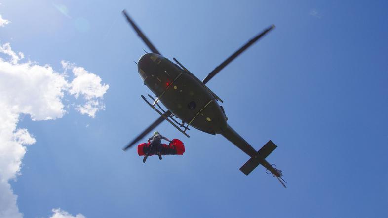 reševanje s helikopterjem