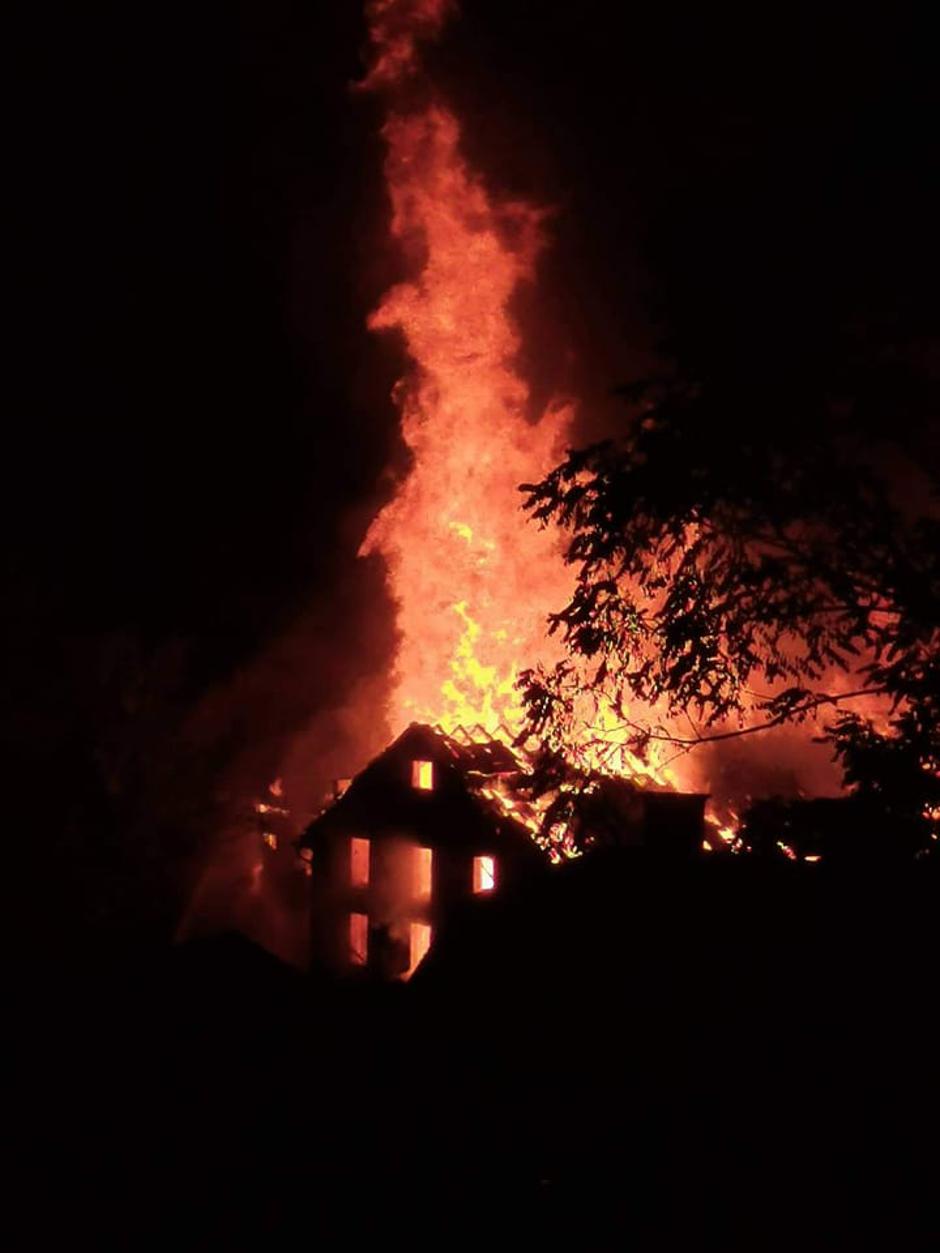 GARS Kranj, Majdičev mlin, Kranj, požar | Avtor: fb GARS Kranj