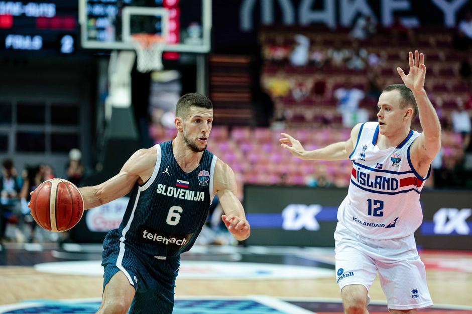 eurobasket 2025 Island Slovenija, aleksej nikolić | Avtor: Saša Despot