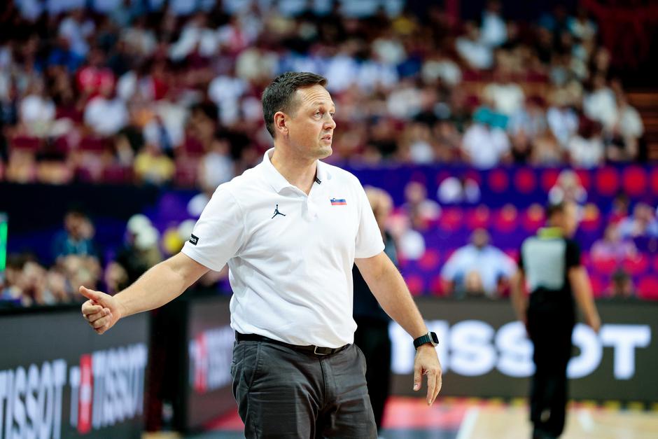eurobasket 2025 Izrael Slovenija, aleksandar sekulić | Avtor: Saša Despot