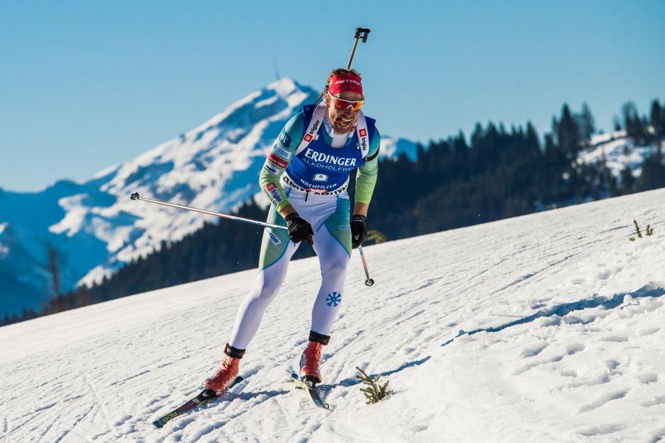 Klemen Bauer SP v biatlonu Hochfilzen | Avtor: EPA