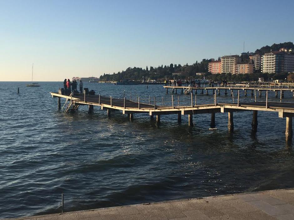 Pogreznjen pomol | Avtor: Boštjan Benedičič