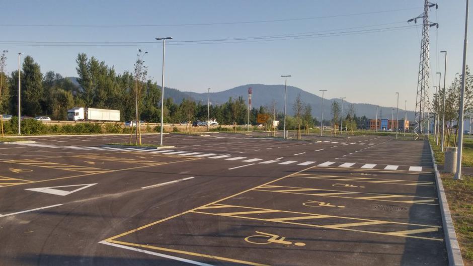 Parkirišče P+R Sinja Gorica | Avtor: K. D. 