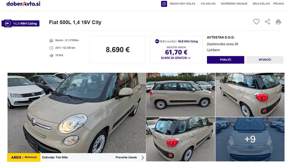 Oglasi za rabljena vozila na spletni strani DoberAvto | Avtor: Doberavto