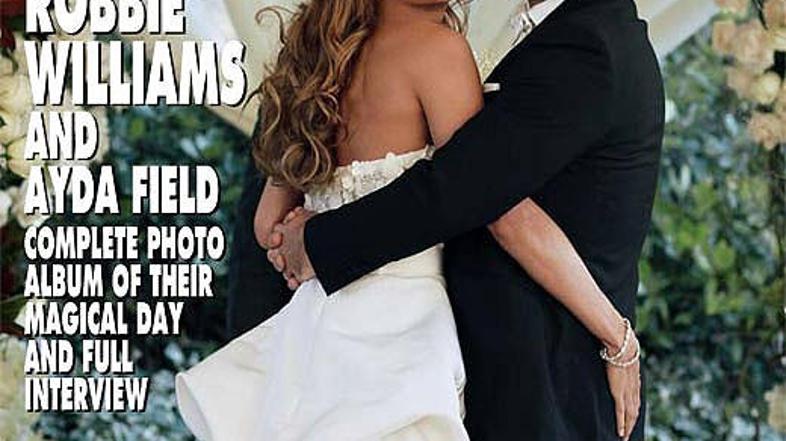 Ayda in Robbie nista hotela imeti tradicionalne poroke. (Foto: Hello!)