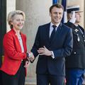 Ursula von der Leyen in Emmanuel Macron