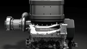 mercedes v6 turbo motor