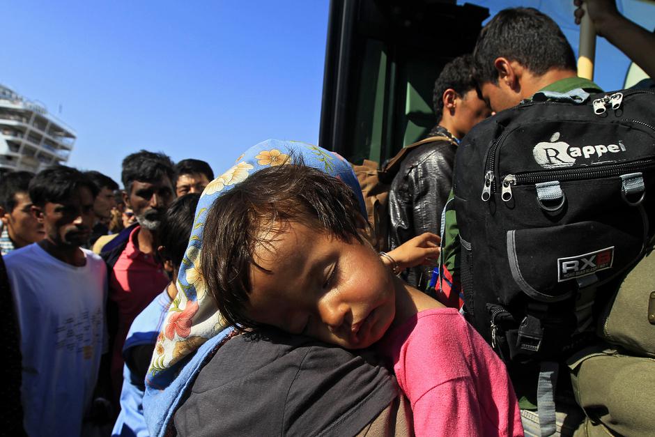 Lezbos, begunci | Avtor: Epa