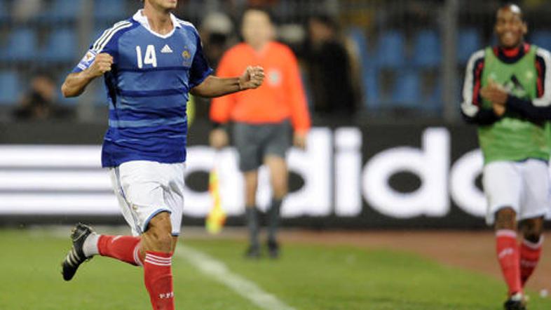 Novi klon Zinedina Zidana Yoann Gourcuff je v Constanti rešil francosko čast.