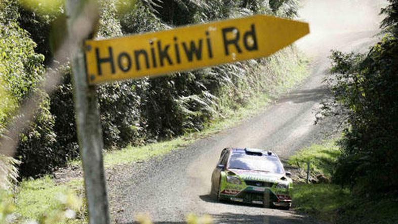 Na dirki po Novi Zelandiji se zaenkrat najbolje znajde Mikko Hirvonen.