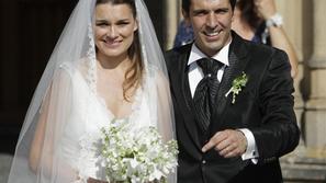 Alena Seredova in Gianluigi Buffon