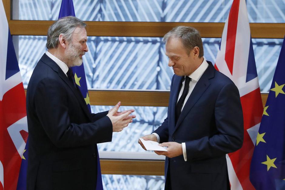 Brexit, Tusk, Barrow | Avtor: EPA