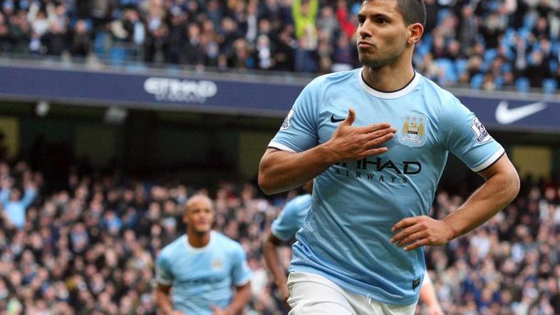 Agüero Manchester City Arsenal Premier League Anglija liga prvenstvo