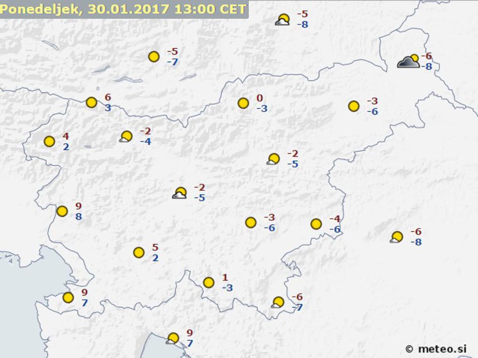 Modelska napoved za pet dni | Avtor: meteo.si