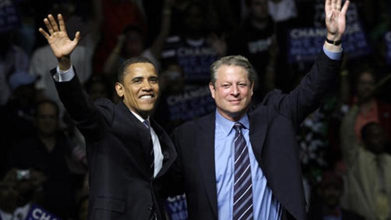 Al Gore bo verjetno imel veliko predlogov za novoizvoljenega predsednika.