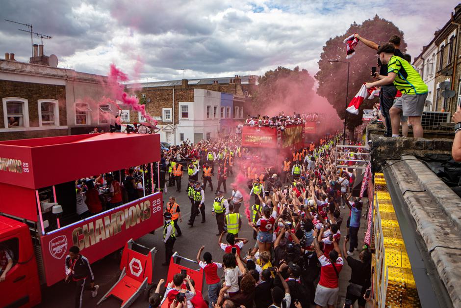 Arsenal parada | Avtor: Profimedia