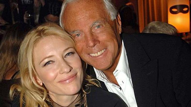 Giorgio Armani bo Cate oblekel tudi za na odrske deske.