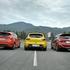 Renault clio RS, Peugeot 208 GTi, Ford fiesta ST