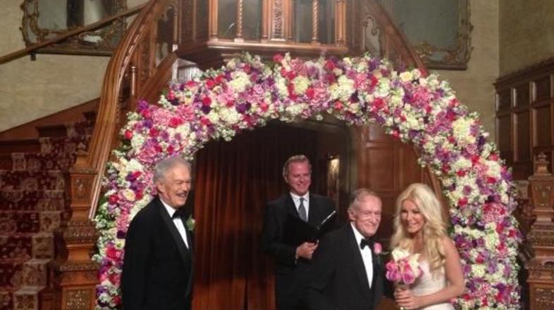 Hugh Hefner Crystal Harris