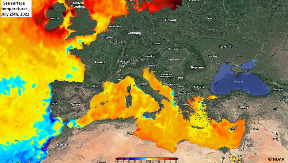 Temperatura morja | Avtor: Severe Weather Europe