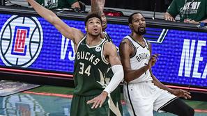 Giannis Antetokounmpo Kevin Durant Bucks Nets