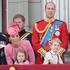 Princesa Charlotte in princ Charles na rojstnem dnevu Elizabete II.