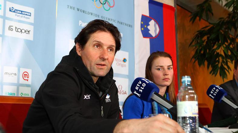 Tina Maze je zaradi pritiskov na njeno ekipo izpustila smuk v Crans Montani. (Fo