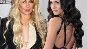 Lindsay Lohan in Megan Fox