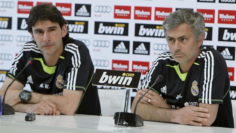 Jose Mourinho in Aitor Karanka