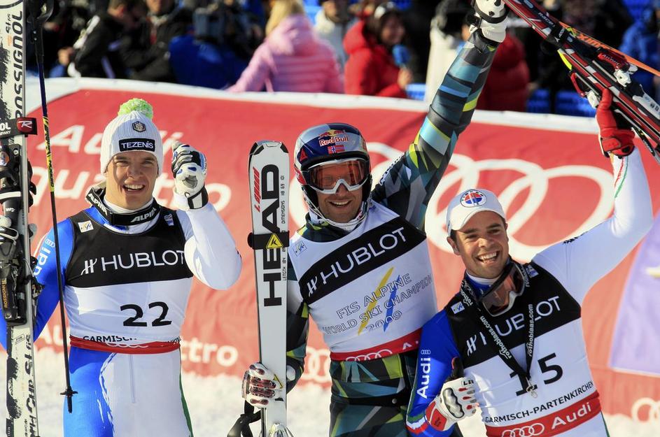 Christof Innerhofer Peter Fill Aksel Lund Svindal