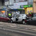 incident na Poljskem voznik zapeljal v množico