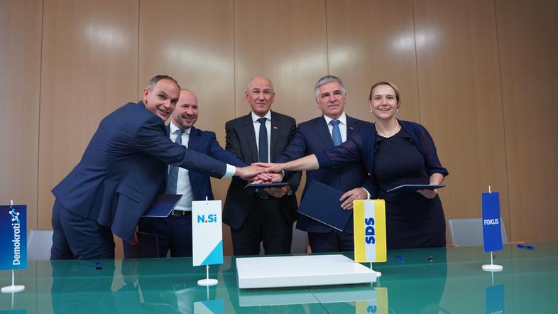 Podpis koalicijske pogodbe