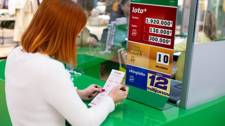 Loterija Slovenije loto listek vplačilo