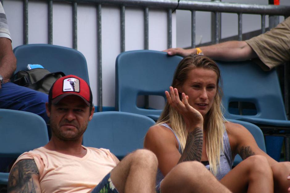 Polona Hercog, Željko Krajan | Avtor: Reševalni pas/Twitter