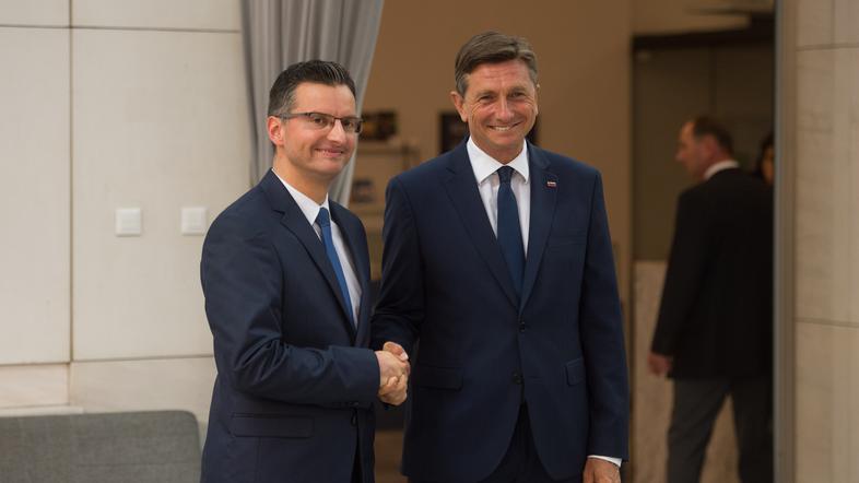 Predsedniške volitve 2017 rokovanje šarec pahor