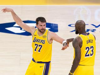 Luka Dončić in LeBron James