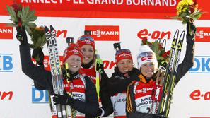 biatlon Nemčija štafeta Laura Dahlmeier