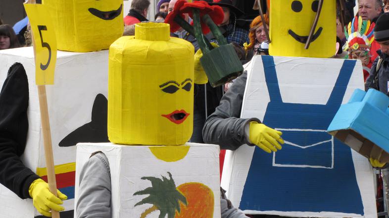 pust, pustna maska, Kranj, Gorenjska