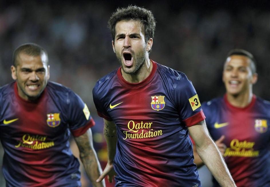Fabregas Alves Alexis Sanhcez Barcelona Levante Liga BBVA Španija prvenstvo