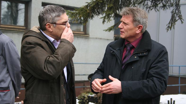 Uroš Korže, nekdanji direktor Elana (levo). (Foto: Živa Zakšek)