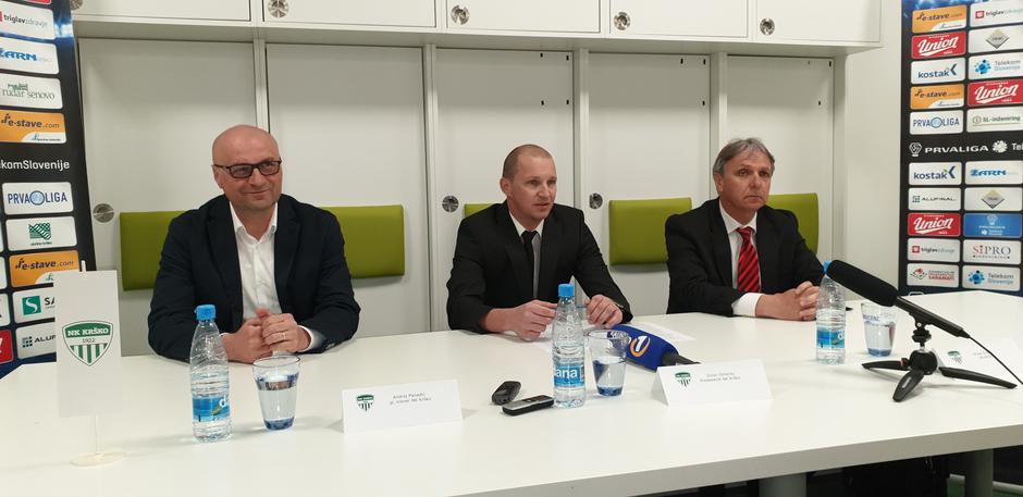 NK Krško, Zoran Omerzu, Andrej Panadić | Avtor: Igor Kovačič