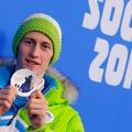 Peter Prevc Soči 2014 srebrna kolajna medalja podelitev mala skakalnica