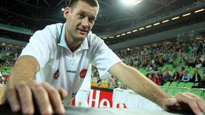 Večni šaljivec se ni izneveril svojemu slovesu tudi v spodnjem intervjuju. (Foto