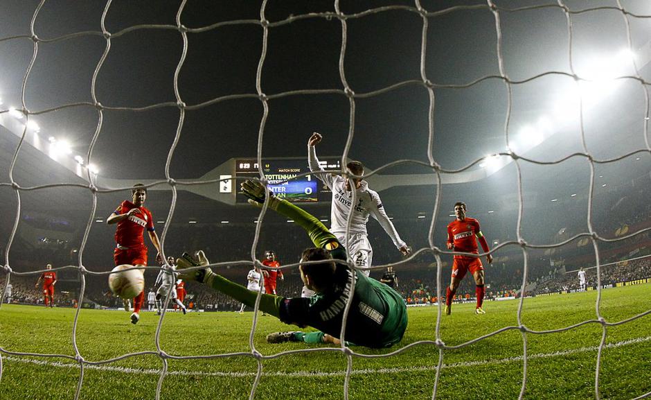  (Tottenham Hotspur - Inter Milan) Handanović Sigurdsson Zanetti | Avtor: EPA