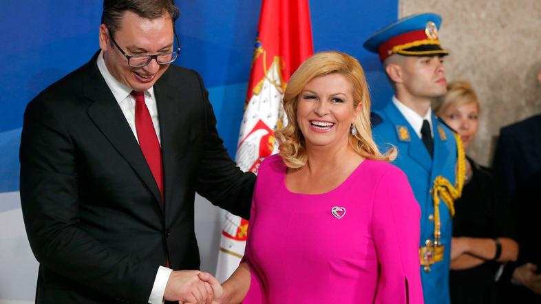 Aleksandar Vučić, Kolinda Grabar-Kitarović